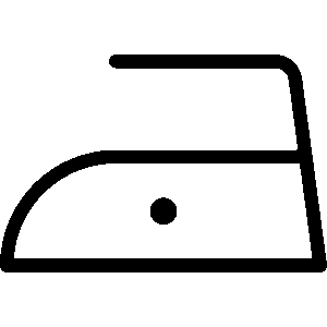 Information d'entretien : Repasser à basse température (Max 110°)