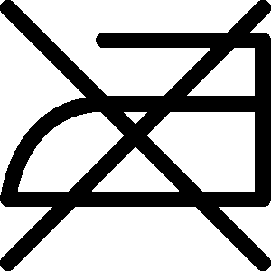 Instruction d'entretien : Ne pas repasser