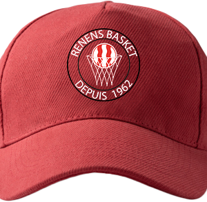 Casquette rouge Renens Basket