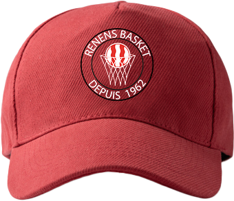 Casquette rouge Renens Basket