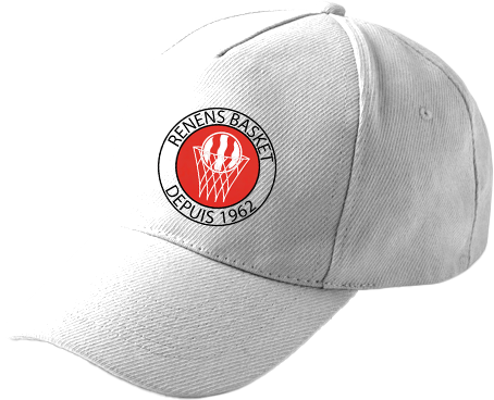 Casquette blanche Renens Basket_Left
