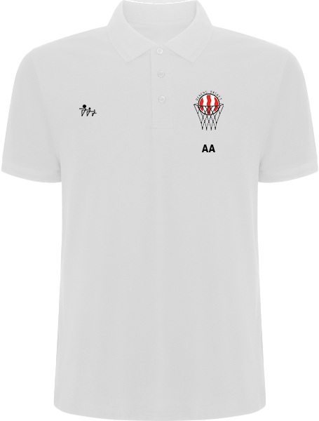 Polo Blanc Renens Basket - Front
