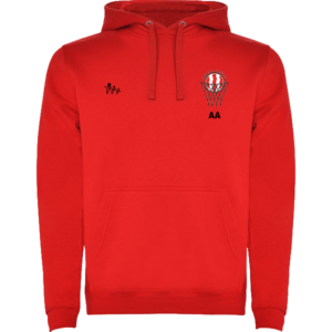 Hoodie Renens Basket avec capuche - Rouge