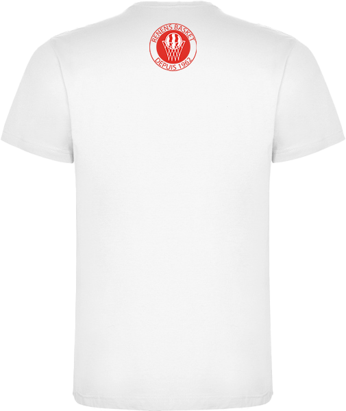 T-shirt playoff rouge Renens Basket - Back