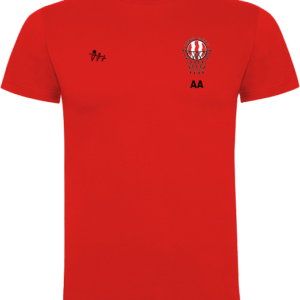 T-shirt rouge Renens Basket - Front