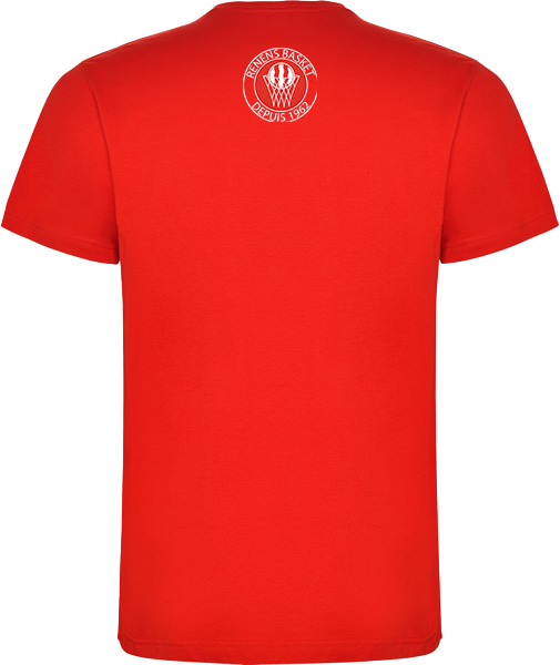 T-shirt playoff blanc Renens Basket - Back