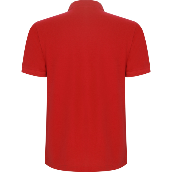 Polo rouge Renens Basket - Back