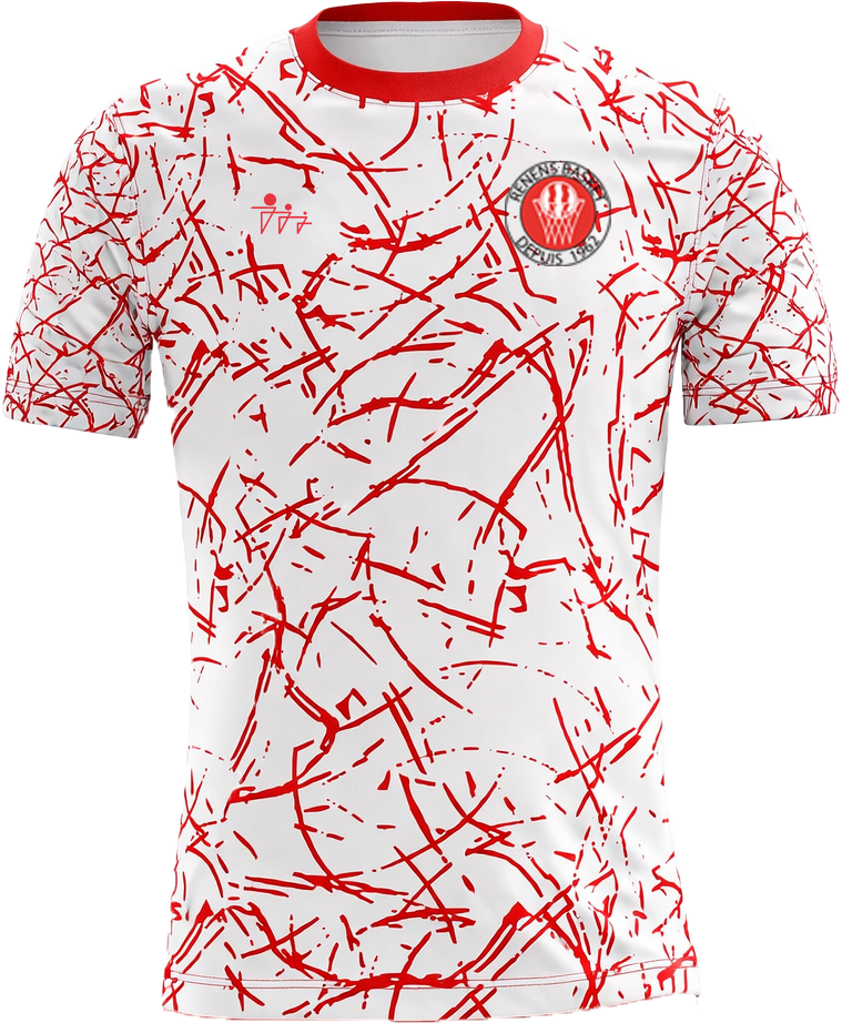 T-shirts échauffement - Renens Basket - Rouge